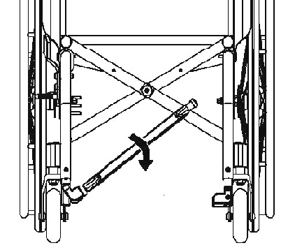 Single aluminium profile footplate