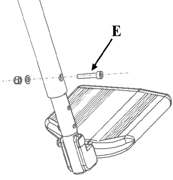Footrest height adjustment