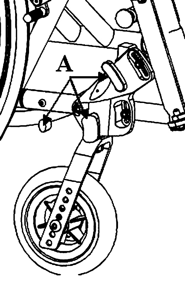 Front fork support plate squareness adjustment